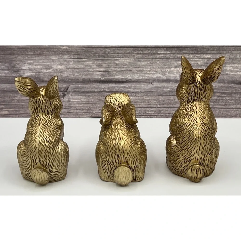 Target Bullseye Set of 3 Mini Resin 3
